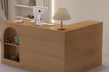 Quầy lễ tân tại Long Thành – thiết kế đẹp, giá xưởng, thi công nhanh